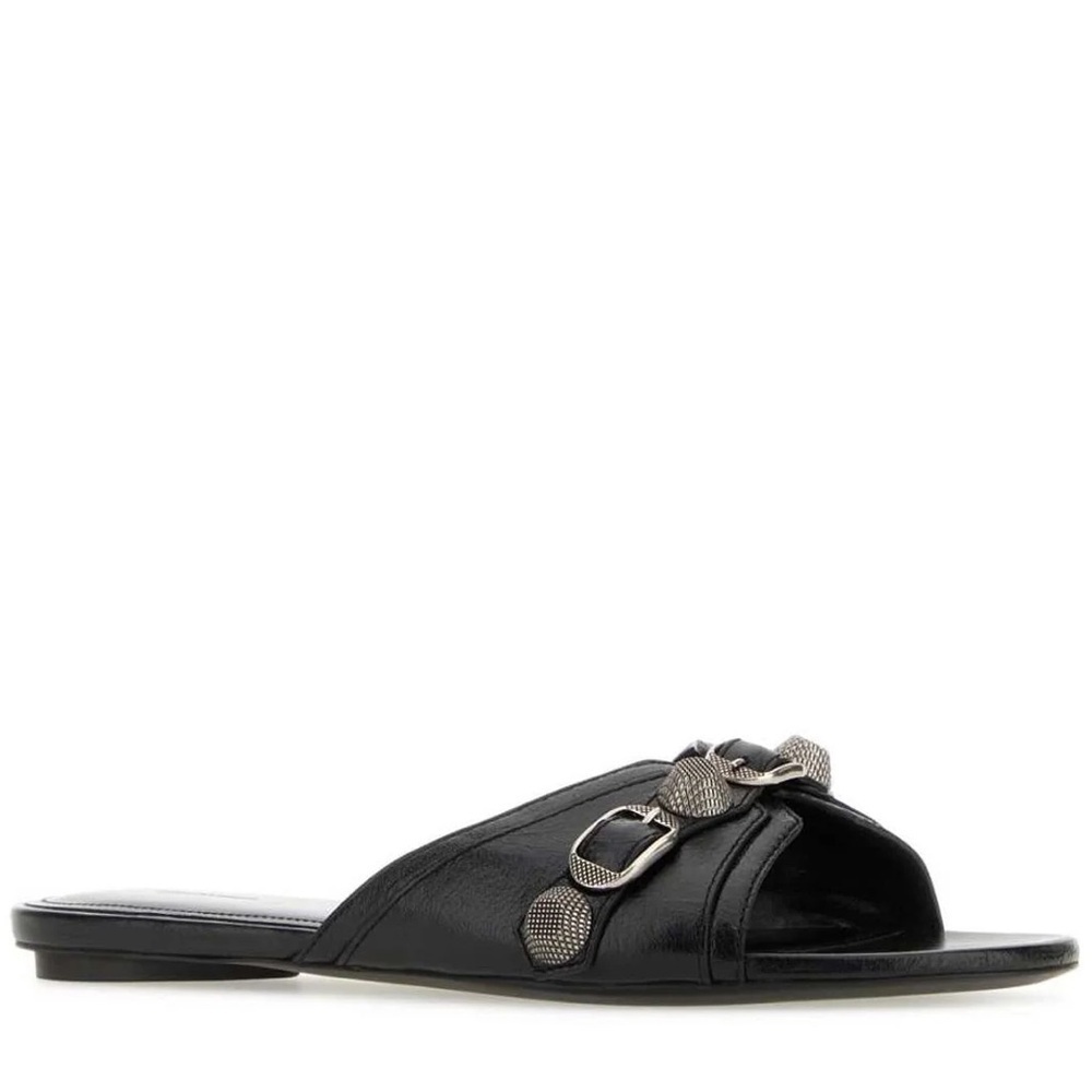 Balenciaga Cagole Open-Toe Slippers Size 39